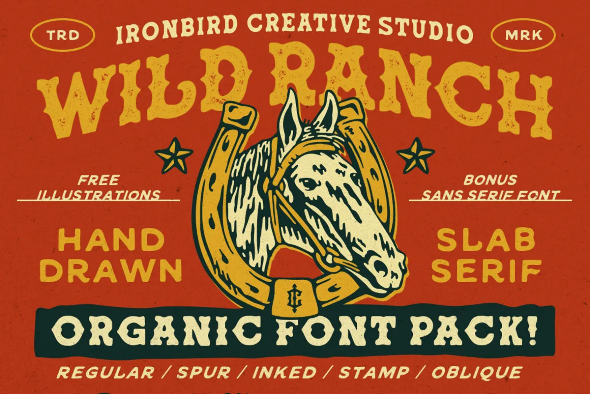 Wild Ranch - Font Pack & Extras!
