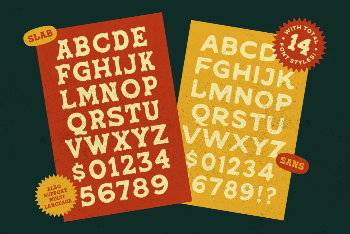 Wild Ranch - Font Pack & Extras!