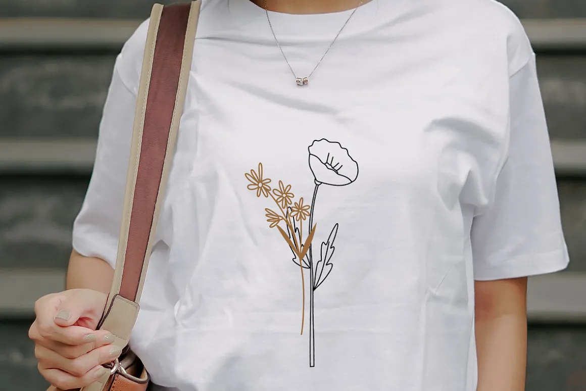 Wildflowers Line Art Collection