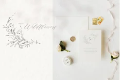 Wildflowers wreath, floral wedding