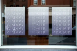 Window Posters Mockup
