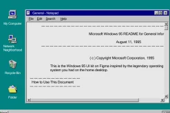 Windows 95 UI Kit (Figma)