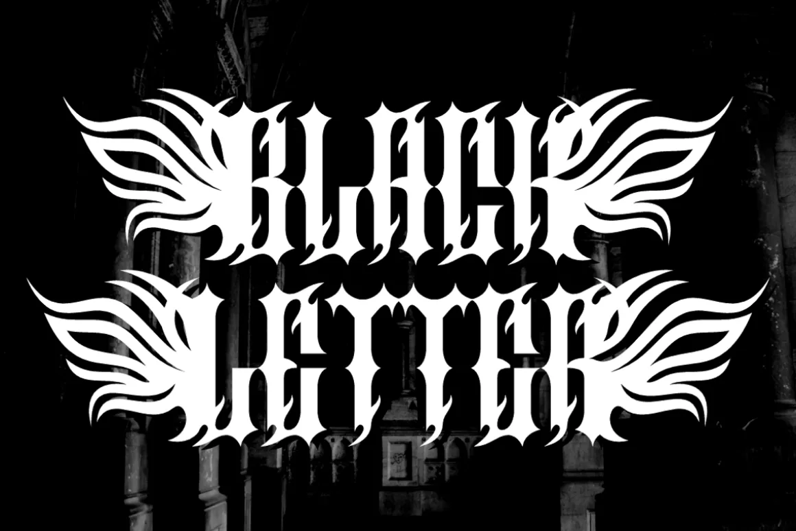 Wings Gromeba - Gothic Font