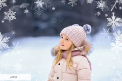 Winter Snowflakes Overlays Photoshop