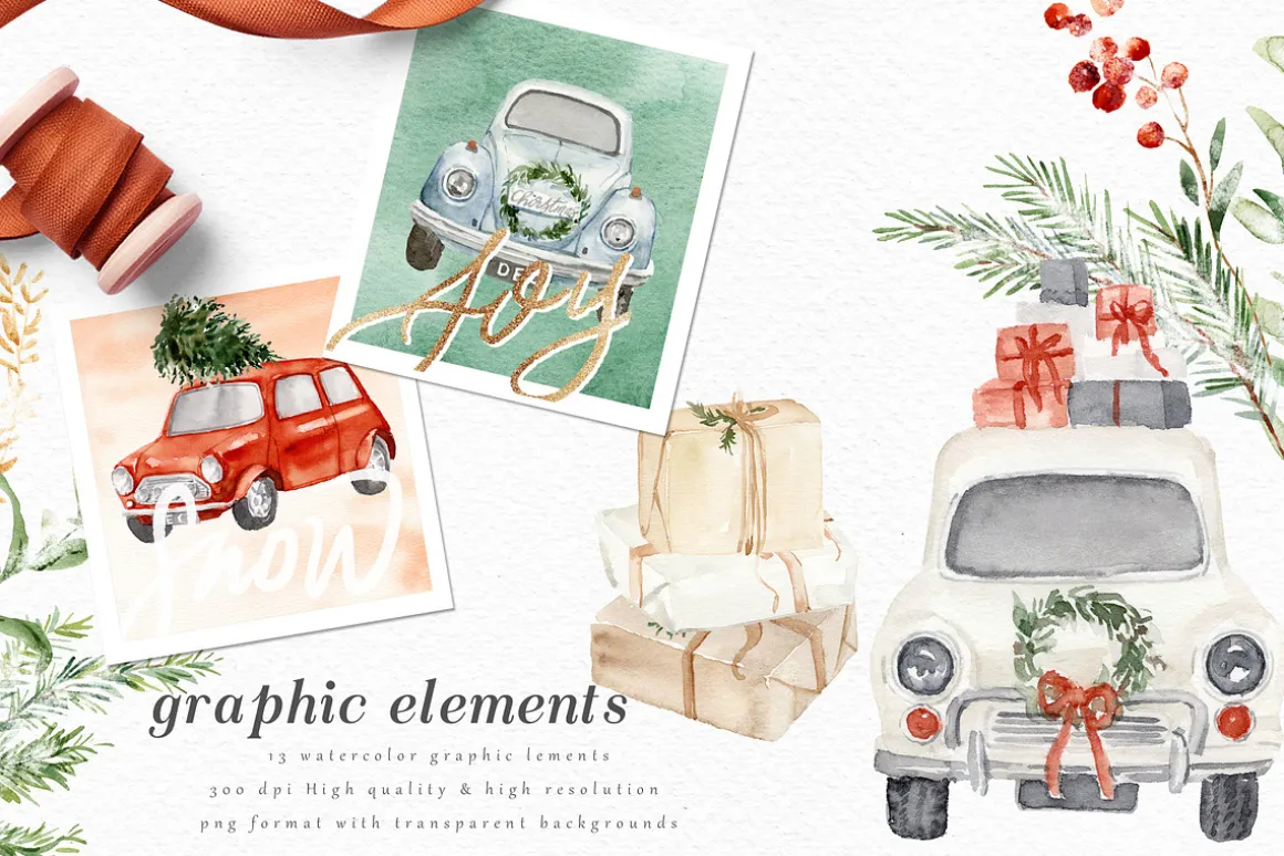 Winter Graphic Set-Christmas