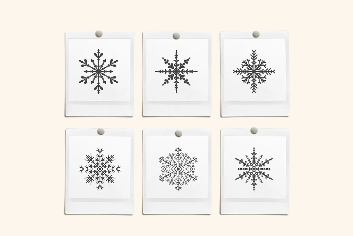 Winter Snowflake Vector Illustration