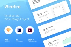 Wirefire - Wireframe Kit Web Design