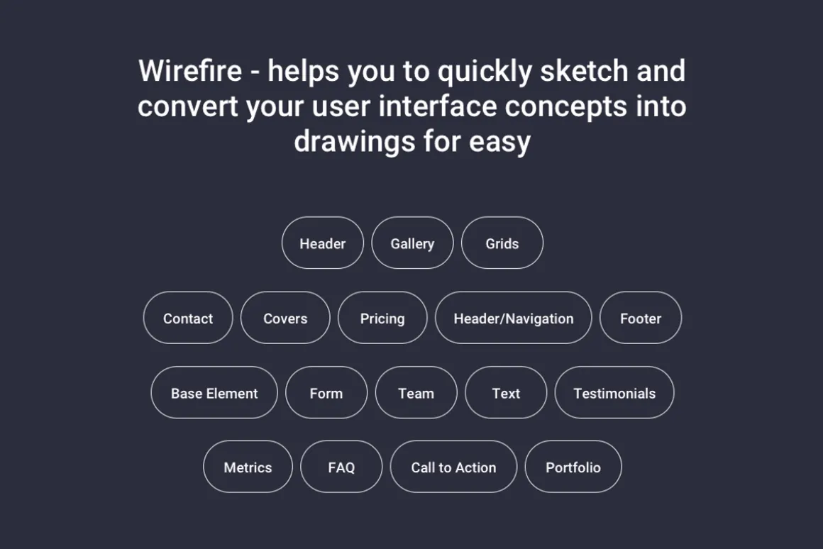 Wirefire - Wireframe Kit Web Design
