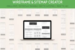 Wireframes and Sitemaps Bundle