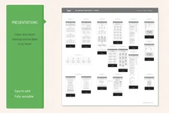 Wireframes and Sitemaps Bundle