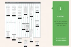 Wireframes and Sitemaps Bundle