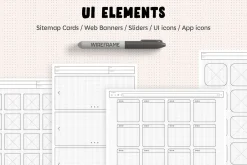 Wireframes and Sitemaps Bundle