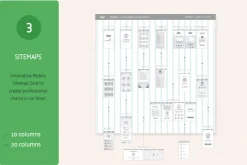 Wireframes and Sitemaps Bundle