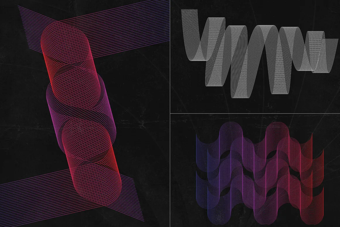 50 Wireframe Shapes Vol.2