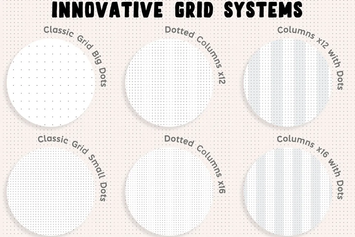 Wireframe Sketchsheet with Stencils