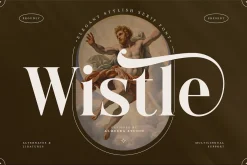 Wistle – Elegant Stylish Serif