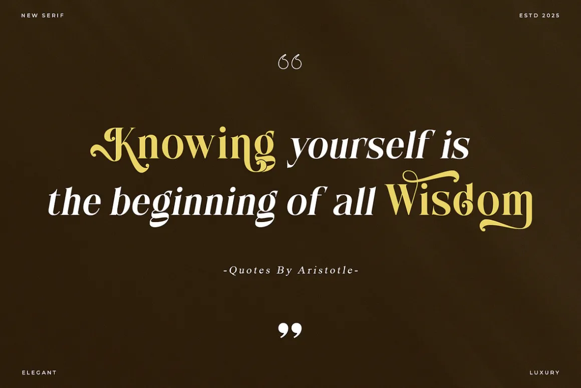 Wistle – Elegant Stylish Serif