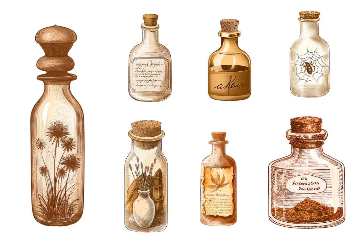 Witchy Botanica Collage Kit
