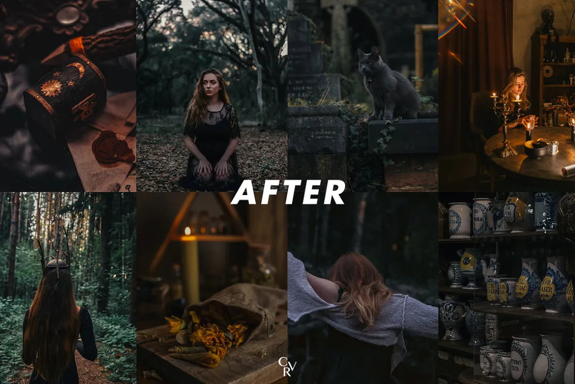 15 Witchy Lightroom Presets