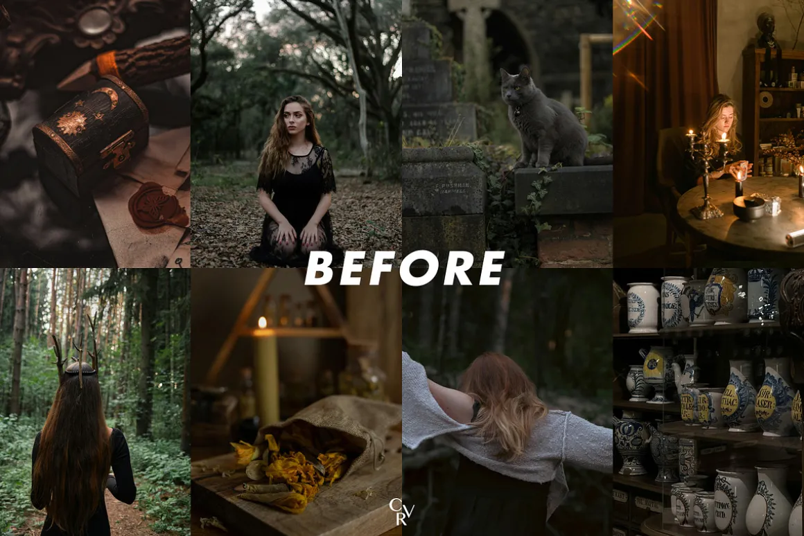 15 Witchy Lightroom Presets