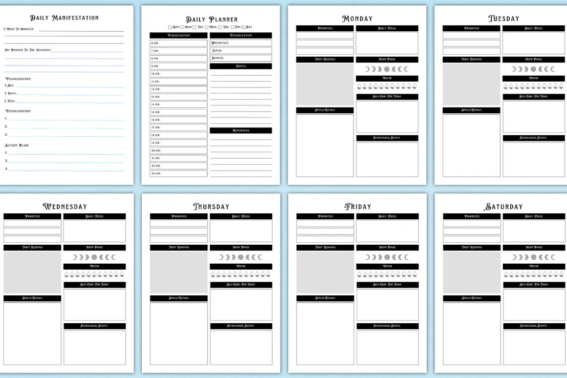 2026 Witchy Planner For Canva