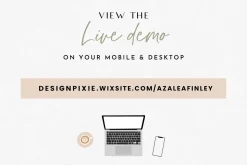 Wix Website Template Azalea Finley