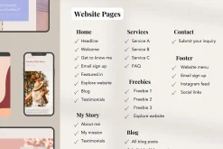 WIX Website Template Colorful Retro