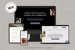 WIX Website Template For Coaches