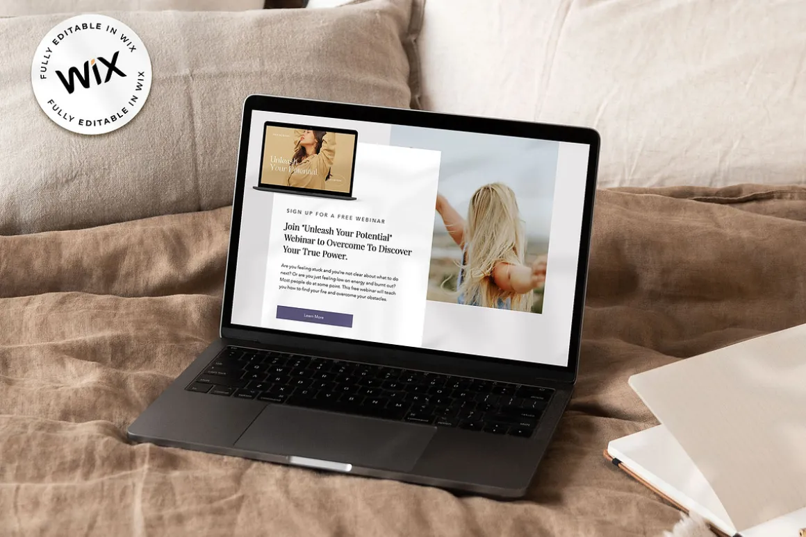 WIX Website Template For Coaches