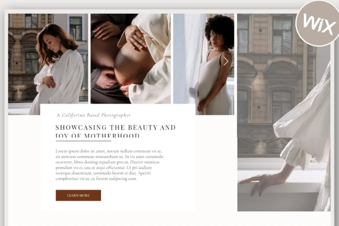 Wix Website Template | Mommy Muse