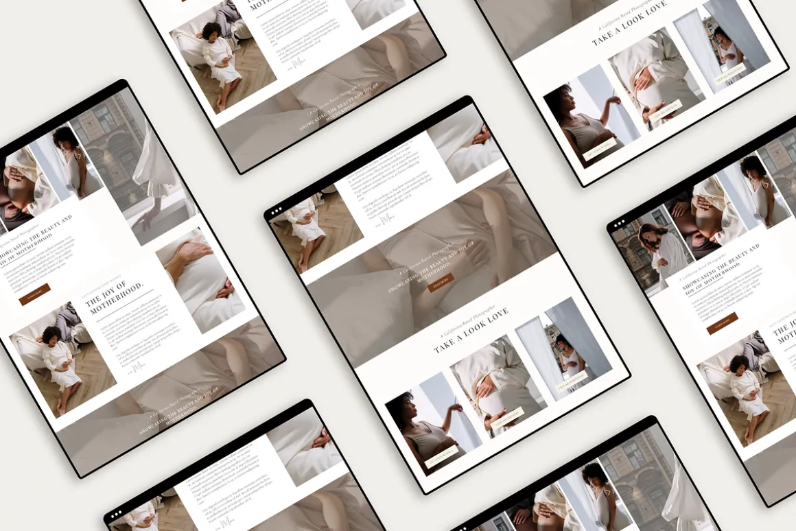 Wix Website Template | Mommy Muse