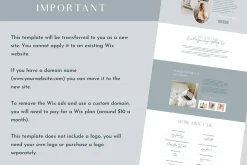 Wix Website Template Photographer