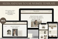 Wix Website Template Photography