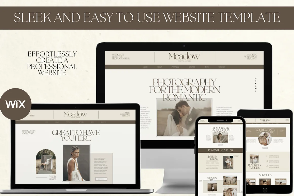 Wix Website Template Photography