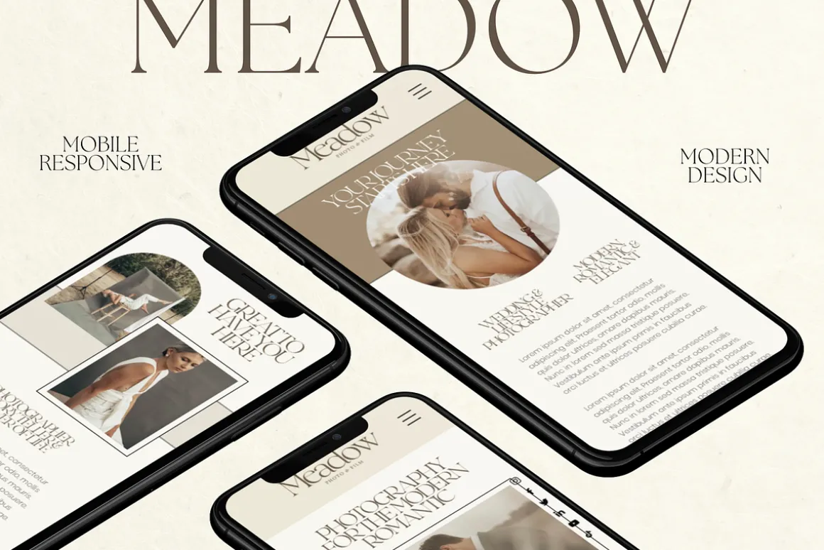 Wix Website Template Photography