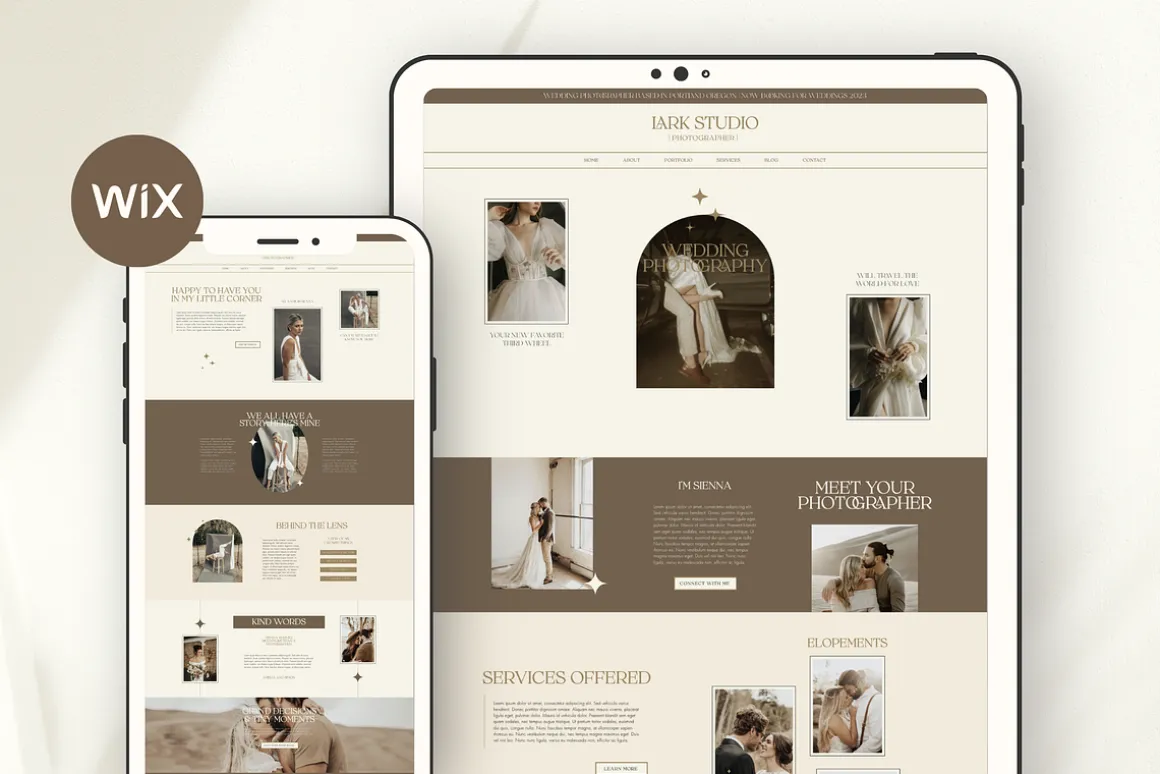 Wix Website Template Photography