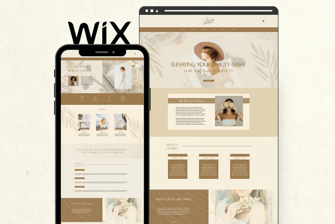 Wix Website Template Small Business