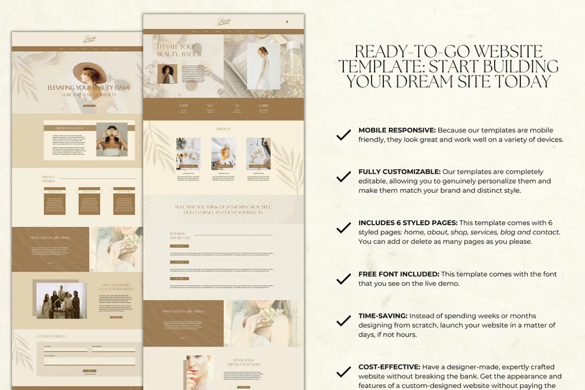 Wix Website Template Small Business