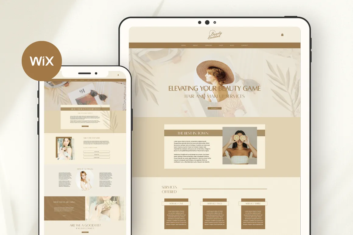 Wix Website Template Small Business