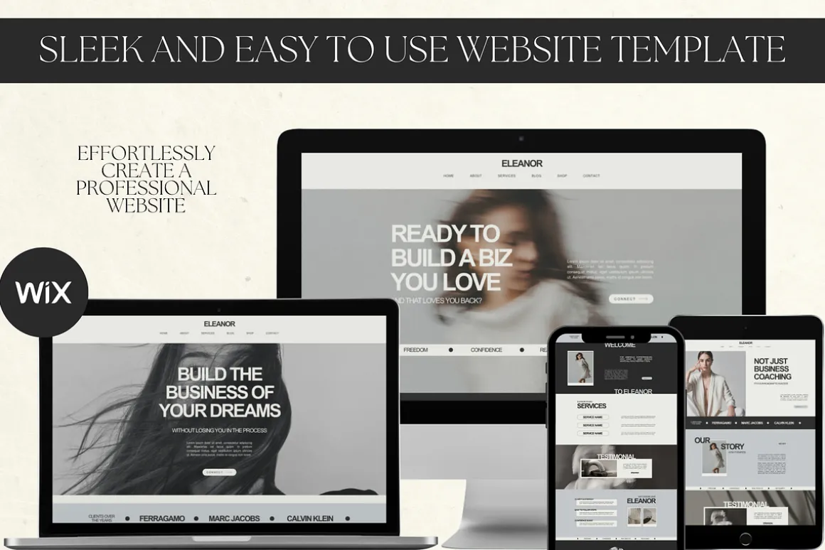 Wix Website Template Small Business
