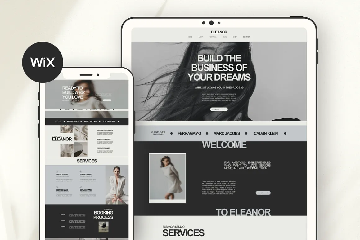 Wix Website Template Small Business