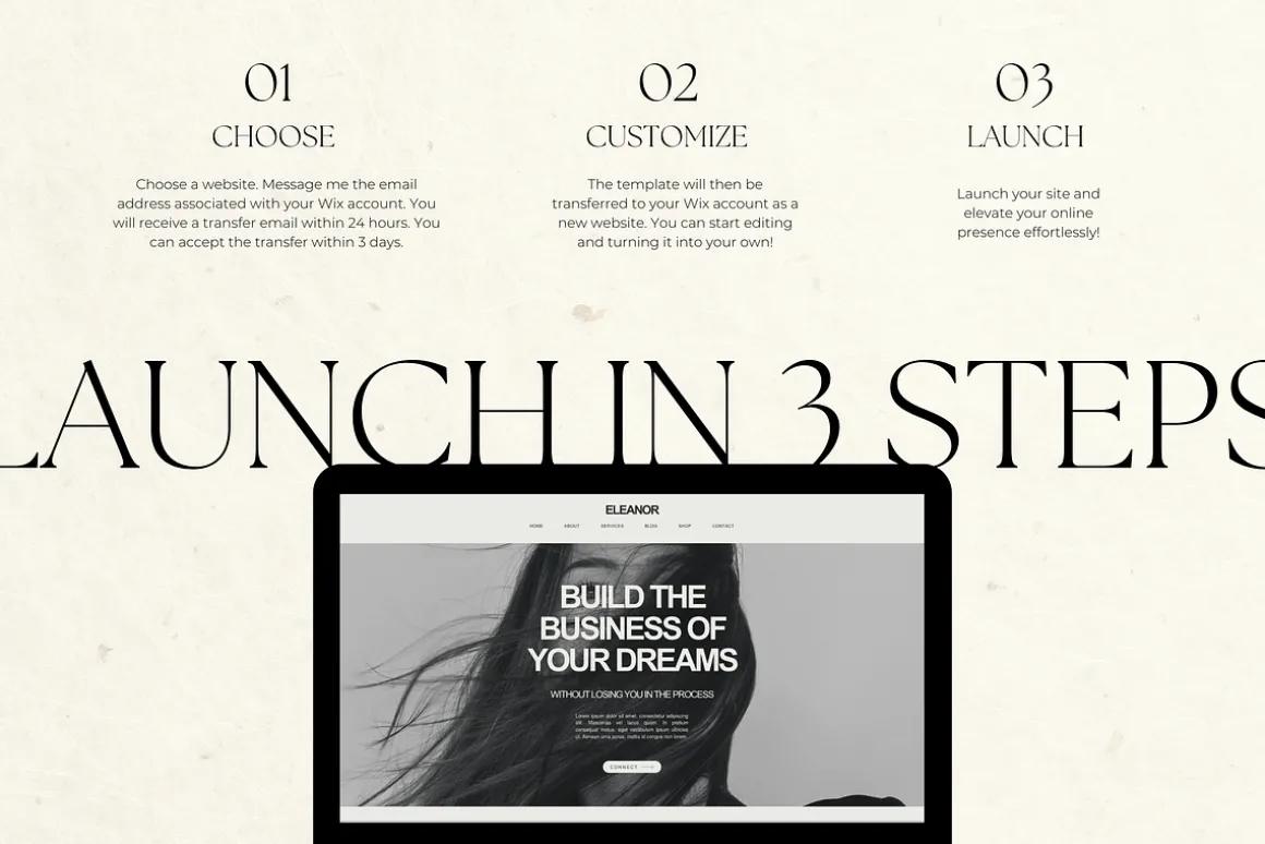 Wix Website Template Small Business