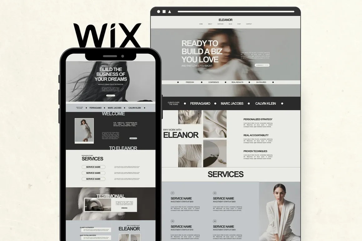 Wix Website Template Small Business