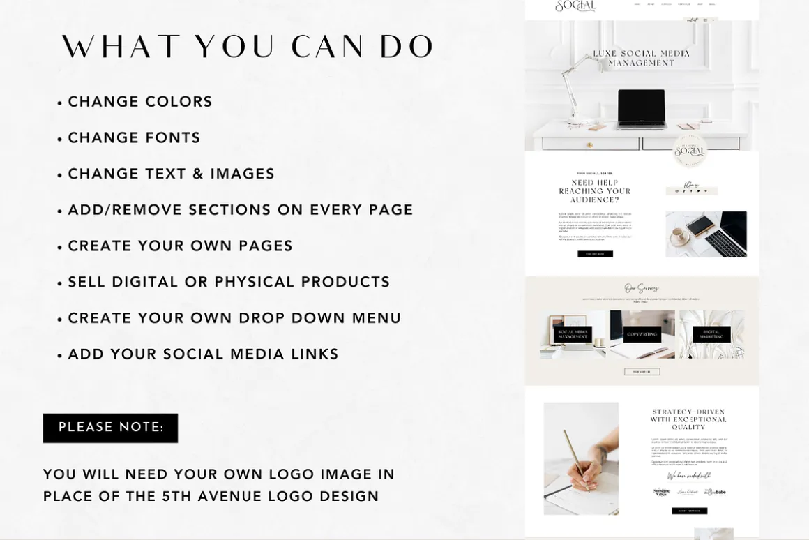 Wix Website - 5th Avenue Social