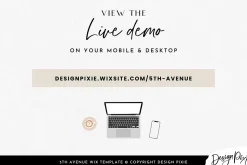 Wix Website - 5th Avenue Social