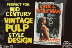 Wolf Manchu - Layered Horror Font