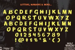 Wolf Manchu - Layered Horror Font