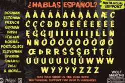 Wolf Manchu - Layered Horror Font