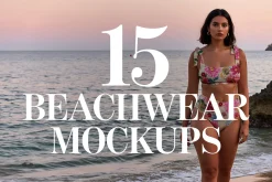 15 Women's Beachwear Mockups