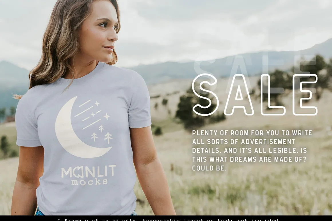 Women's Bella Canvas T-shirt Mockup